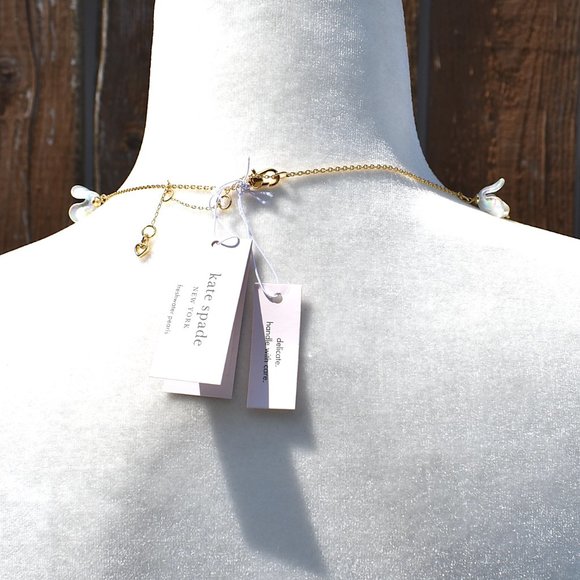 kate spade | painted petal scatter necklace - Picture 8 of 10